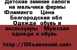 Детские зимние сапоги на мальчика фирмы Фламинго  › Цена ­ 400 - Белгородская обл. Одежда, обувь и аксессуары » Мужская одежда и обувь   